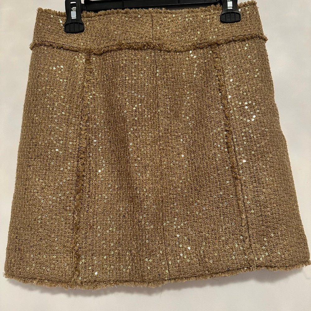 Tweed Shimmery Sparkle Mini skirt - New